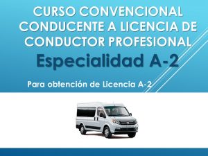 Curso profesional – Plan especialidad A-2 – Asincrónico Temuco